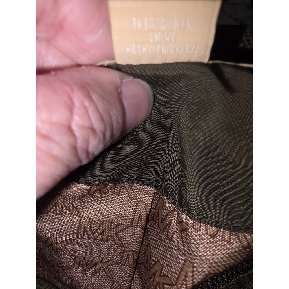 Michael Michael Kors Olive Green Anorak Hooded Utility Jacket Size 3X - Picture 3 of 10